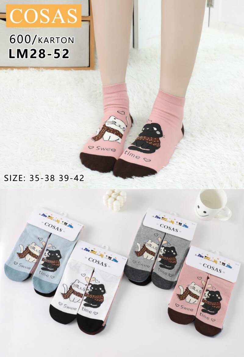 Skarpety damskie Roz 35-42, Mix kolor Paczka 40 szt